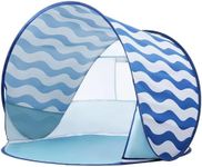 Apojungle Baby Beach Tent for Kids: Navy Blue Pop Up Sun Shelter Canopy- UV Protection Beach Shade Outdoor - Travel Beach Umbrella for Toddlers Camping Play