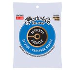 Martin Guitar Authentic Acoustic MA4800 Light-Gauge Acoustic Bass Guitar Strings, 92/8 Phosphor Bronze