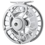 Goture 7/8wt Fly Fishing Reel, Light Weight CNC-Machined Aluminum Alloy Fly Reel, Silver