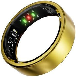 Vic Smart Ring - Gold Size 11 - Size First with Sizing Kit - Sleep Tracking Wearable - Heart Rate - Fitness - Stress Tracker - Up to 5 Days Battery Life - Android iOS Compatible - No App Subscription