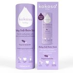 Kokoso Baby Soft Balm Stick, Organic Lavender, Great for Dry Hands, Sore Lips and Chapped Cheeks, Protects Dribbly Chins and Soothes Dribble Rash, 100% Natural & Organic Ingredients, 13g