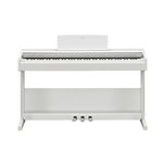 YAMAHA ARIUS YDP-105WH Digital Piano – Modern and Stylish Home Piano for Beginners and Hobbyists, Authentic Acoustic Piano Playability, in White