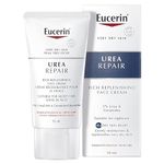 EUCERIN Urea Repair Replenishing Night Face Cream for Dry to Very Dry Skin | Face, 50mL | 5% Urea Cream | Ceramide Cream | Fragrance-free Cream| Non-Greasy Cream | Recommended Brand by Dermatologists