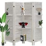 ECOMEX 4 Panel Room Divider with Sh