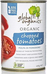 Global Organics Organic Chopped Tomatoes, 400g