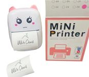 Wish Cloud® Mini Kids Pocket Printer, Inkless Thermal Printing, Bluetooth, iOS & Android Compatible, Prints Labels, Kids School Projects, Receipts & More