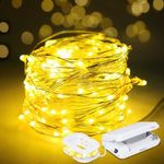 Aogist 16 FT 50 Led Fairy Lights Ba