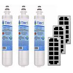 Tier1 Replacement for GE RPWF Water and Odor Refrigerator Filter Combo (NOT for RPWFE) 3 Pack