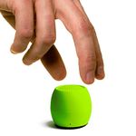 Boompods Zero Mini Portable Bluetooth Speaker - Wireless Speakers, IPX6 Waterproof, 5 Hr Playtime, Small Outdoor Speaker with Microphone & Dual Pairing Option, for Shower, Travel, & iPhone, Lime Green