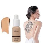 Tattoo cover up makeup waterproof, Scar Cover Up Makeup Waterproof,Full Coverage Waterproof Makeup for Tattoo,Dark Spots, Scars, Vitiligo, Body Makeup Cover (Buff-Beige#04,2PCS)