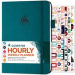 Clever Fox Planner Schedule – Weekly & Monthly Life Planner with Time Slots, Appointment book, and Daily Organizer to Increase Productivity, Undated, A5 (5.8″x8.3″) Hardcover, Lasts 1 Year, Dark Teal
