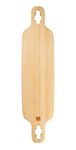 Bamboo Skateboards Twin-Tip Drop Through Blank Skateboard Deck, 40" x 9.25"