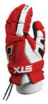 STX Lacrosse Cell 3 Gloves, 13-Inch, Red/White