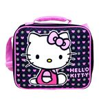 Fast Forward Hello Kitty Lunch Bag, Black, Medium (C6CO06)