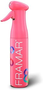 FRAMAR Pink Premium Hair Spray Bottle Continuous Mist, Water Spray Bottle For Face & Hair, Atomizer & Plant Mister Spray Bottle