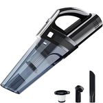 Handheld Vacuum, Cosicosy Portable Car Vacuum Cleaner Cordless, Powerful Strong Suction Rechargeable Hand Held Vacuuming Dust Busters with 2 HEPA Filters for Car/Home/Office