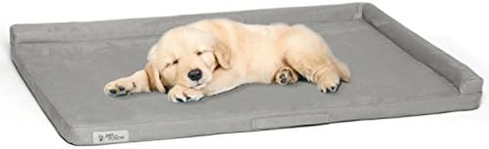 PetFusion PuppyChoice Puppy Crate Mat with Water Resistant Machine Washable Cover Dog Bed for Crate - Large (102 x 69 cm)