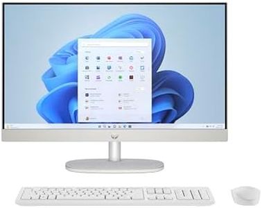 HP All-in-One 24,13th Gen Intel Core i7-1355U,23.8inch(60.5 cm),FHD,Anti-Glare,16 GB DDR4,512GB SSD, 710 White Wireless Keyboard and Mouse Combo,Windows 11,Shell White, 5.53kg,24-cr0037in