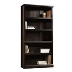 Sauder Select 5 Shelf Bookcase in Estate Black Finish