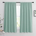 RYB HOME Rod Pocket Blackout Curtai