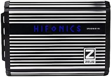 Hifonics ZRX1216.1DV2 Zeus ZRX V2 1200W Class D Mono Amplifier - Compact, Efficient, Advanced Cooling, Customizable Sound, Universal Fit