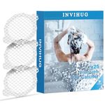 INVIHUG, 25 Pack, Disposable Shower Drain Hair Catcher Mesh Stickers, Hair Catchers for Shower Drain Stickers