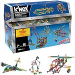 K'NEX | Ultimate Building Set 35 Model | Educational Toys for Kids, 480 Piece Engineering and Construction Stem Learning Kit for Children Ages 7+ |Basic Fun 12418, Chest