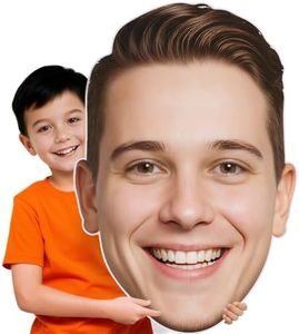 EnjoyView Big Head Cutout Custom 20 to 48 inch, Giant Face Sign Customize, Personalized Head for Graduation Birthday Party Decorations, Coroplast Board, 1 Piece