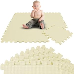 LIttleTom 9 Piezas Alfombra Puzzle para Bebés y Niños - 30x30 Suelo Goma EVA Tapete Juego Infantil