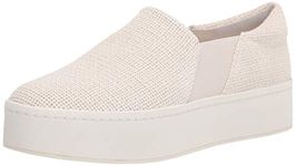 Vince Women's Warren Slip On Platform Sneaker, White, 8 UK