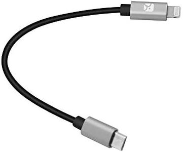 Meenova Ultra Tough & Durable iOS 15 to MicroUSB OTG Pro Cable 15cm 0.5ft for iPhone 13 Pro Max Mini,11,12, Chord Mojo2 Hugo2 Pha3 Fiio Q1 HiFi Oppo HA2 K5, iRig HD2 Camera, 8 Pin to Android Cord