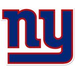 NFL Siskiyou Sports Fan Shop New York Giants Auto Decal 8 inch sheet Team Color