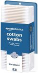 Amazon Basics Cotton Swabs, 500 Cou