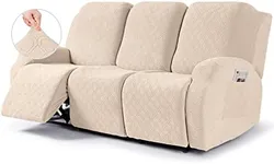 VANSOFY Recliner Cover, 3-Pieces St