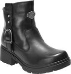 HARLEY-DAVIDSON FOOTWEAR Women's Madera Motorcycle Riding Boot, Black, 7 M US