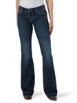 Wrangler Women's Retro Mae Mid Rise Wide Leg Trouser Jean, Samantha, 5-32