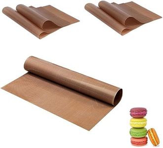 CuiCanfla Oven Liner Sheet 5 Sheets, PTFE Teflon Sheet for Heat Press Transfer Sheet Non Stick Heat Transfer Paper Reusable Heat Resistant Craft Mat, for Baking Cookies, Frying, Cooking, Air Fryer