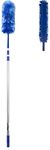 WinHux® 3.4 Metre (137") Extra Long Reach Extendable Feather and Chenille Duster Set Telescopic Handle, Bendable and Washable