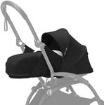 Stokke YOYO 0+ Newborn Pack, Black - Includes Mattress, Extendable Canopy & Five-Point Harness - Requires YOYO3 Frame (Sold Separately)