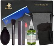 Koolbitz Screen & Keyboard Cleaning Kit for Phone, Tablet & Computers, Gifts for Men, Screen Cleaner, Monitor & Keyboard Cleaner, Air Duster & Brush (Grey Screen Cleaner)