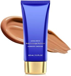 Body Coverage Perfector Waterproof, Full Coverage Tatoo Cover Up Makeup Concealer for Spots Uneven Skin with Long Lasting, Body Leg Foundation for Brides Beach Vacation Gym, 3.5oz Bronze Radiance