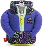 Puffin - The Fleece Jacket - Insulated 12 oz Can Cooler I Beer Bottle & Soda Can Insulator, Keep Drinks and Beverages Cold - Pinball Purple