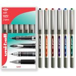 uni-ball EYE - UB-157 Rollerball Pens - 0.7mm Nib - In Gift Box Packaging (Pack of 6, Essentials)