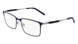 Salvatore Ferragamo SF2574 Sunglasses, 021 Light Ruthenium Blue, 56