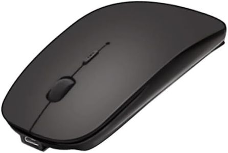 StyloHNK Wireless Bluetooth Mouse - Silent Clicks, Multi-Device Compatibility for Mac, MacBook Air, iPad, and Windows Laptops. Slim Modern, Silent and Ergonomic Design