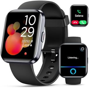 Smartwatch for Women/Men, Compatible with Android & iPhone, 1.8'' Fitness Tracker Watch with Alexa, Call & Notification Alerts, Heart Rate & Sleep Monitor, 120 Sports Modes, Waterproof Smart Watch
