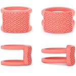 RINFIT Ring Protector for Working Out - Wedding Band and Engagement Ring Cover for Gym - Silicone Ring Guard - Rubber Ring Protector by - Set of two: 4mm and 9mm, Silicone, not known