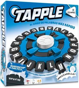 TAPPLE Juego de Palabras de Ritmo rápido en Español, Juego de Mesa, Juego para Adultos y Niños, 144 categorías en 36 Tarjetas, Juegos para niños +8 años, 2 a 8 Jugadores, (TAP00000)