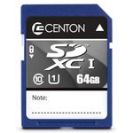 Centon MP Essential SDXC Card - UHS1, 64GB, 5Pk, Bulk, S1-SDXU1-64G-5-B