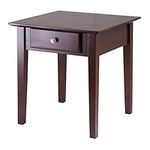 Winsome Wood Rochester End Table with One Drawer Shaker